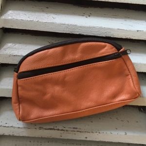 Leather Cosmetic/Coin Bag